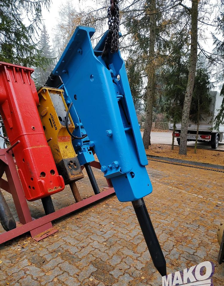 Młot hydrauliczny Krupp HM551 625kg do koparki Nowy grot! - Implemento para Maquinaria de construcción: foto 1 Młot hydrauliczny Krupp HM551 625kg do koparki Nowy grot! - Implemento para Maquinaria de construcción: foto 1