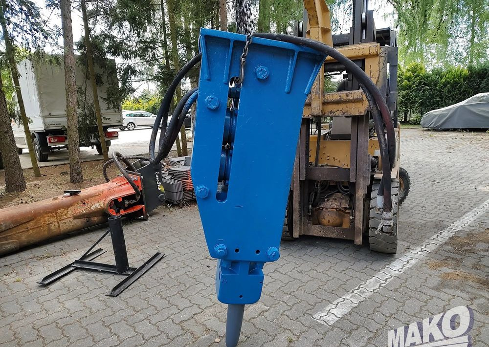Młot hydrauliczny Krupp HM600 760kg do koparki - Implemento para Maquinaria de construcción: foto 3 Młot hydrauliczny Krupp HM600 760kg do koparki - Implemento para Maquinaria de construcción: foto 3