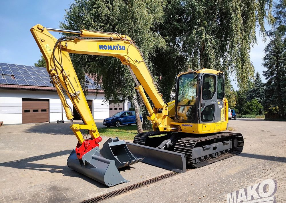Komatsu PC118MR-8 - Excavadora de cadenas: foto 1 Komatsu PC118MR-8 - Excavadora de cadenas: foto 1
