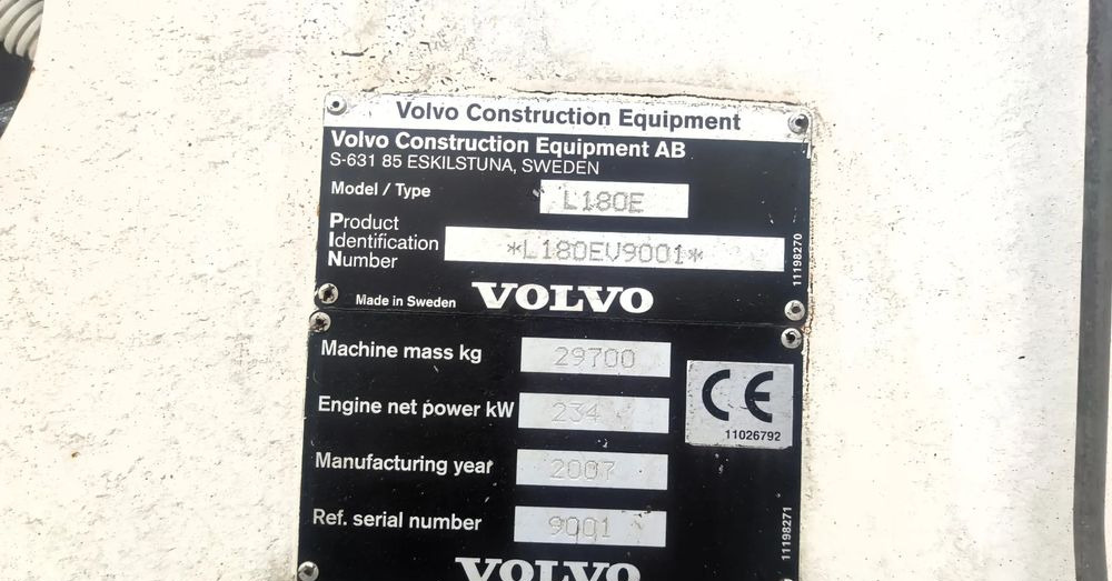 Cargadora de ruedas Volvo L180E: foto 12