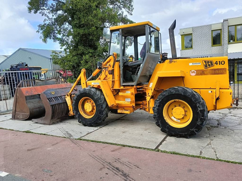 JCB 410 shovel wiellader loader + 2 bakken 4x4 robuust - Cargadora de ruedas: foto 1 JCB 410 shovel wiellader loader + 2 bakken 4x4 robuust - Cargadora de ruedas: foto 1