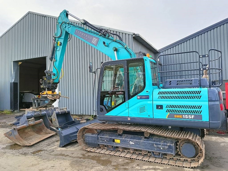 Sunward SWE 155 F + tilt rotator engcon ec214s 8 bakken - Excavadora de cadenas: foto 4 Sunward SWE 155 F + tilt rotator engcon ec214s 8 bakken - Excavadora de cadenas: foto 4