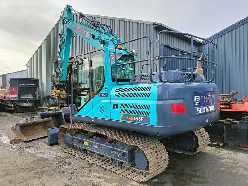 Sunward SWE 155 F + tilt rotator engcon ec214s 8 bakken - Excavadora de cadenas: foto 5 Sunward SWE 155 F + tilt rotator engcon ec214s 8 bakken - Excavadora de cadenas: foto 5