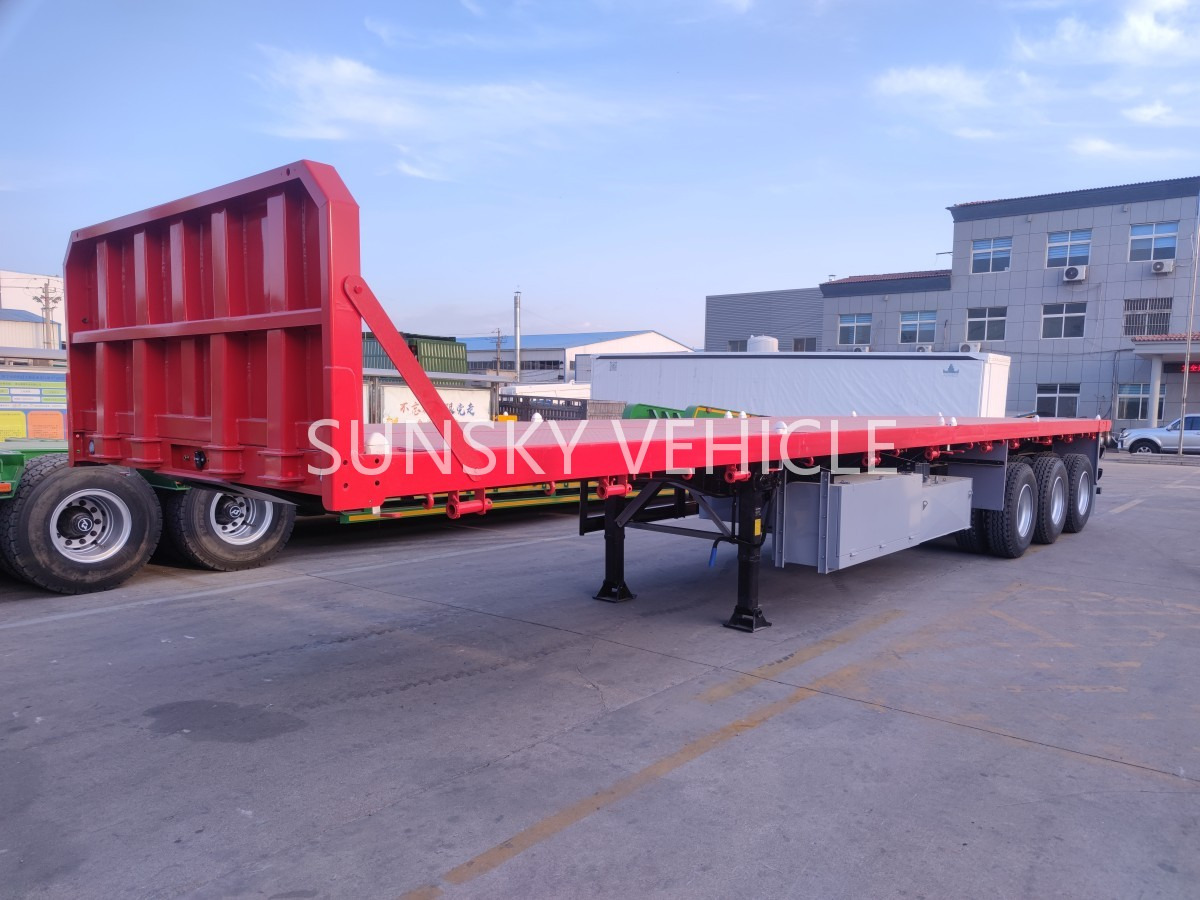SUNSKY Flatbed Trailer with henred type axles and suspension - Semirremolque plataforma/ Caja abierta: foto 1 SUNSKY Flatbed Trailer with henred type axles and suspension - Semirremolque plataforma/ Caja abierta: foto 1