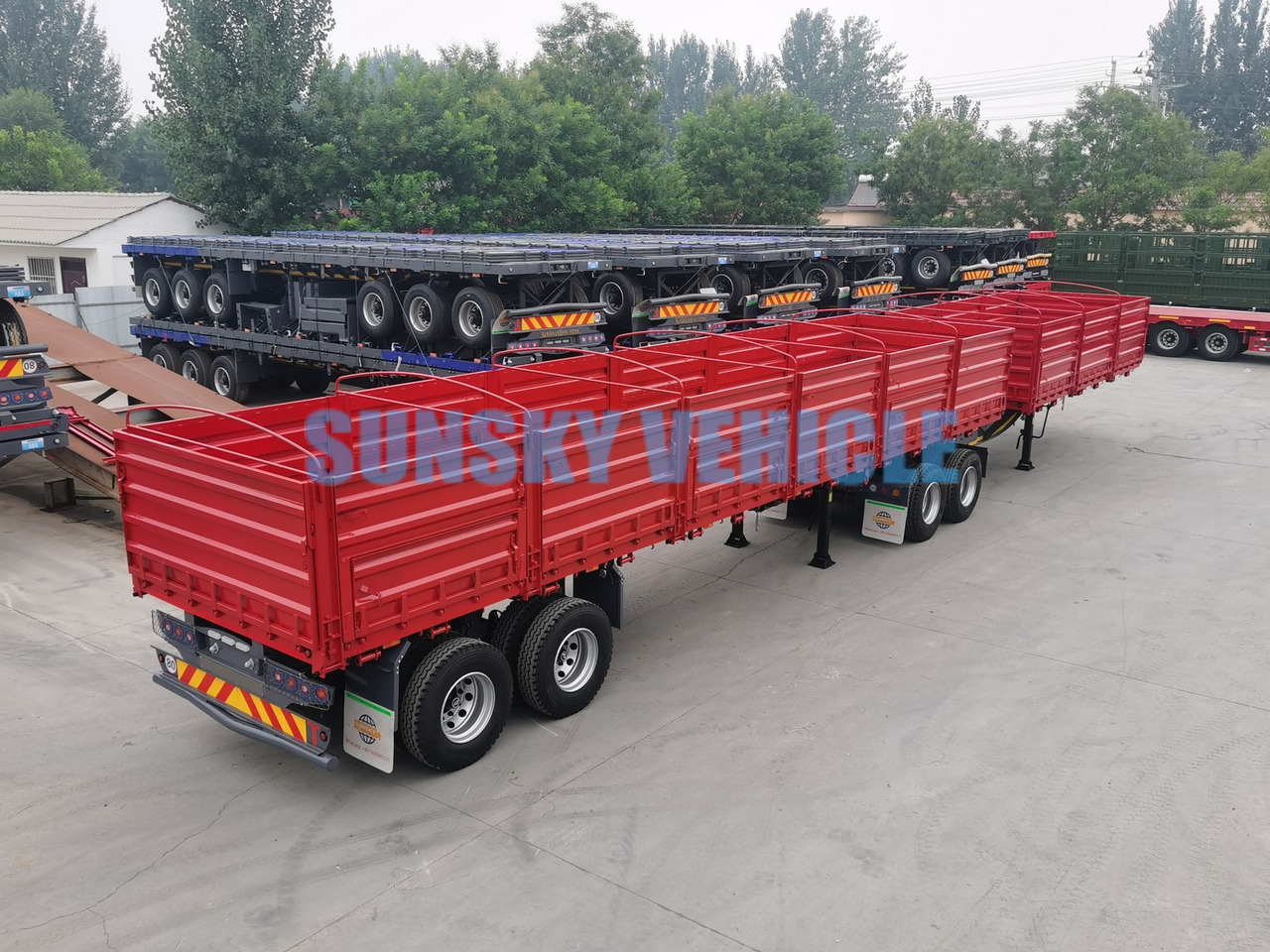 Semirremolque plataforma/ Caja abierta para transporte de alimentos nuevo SUNSKY Interlink Semi Trailer: foto 6