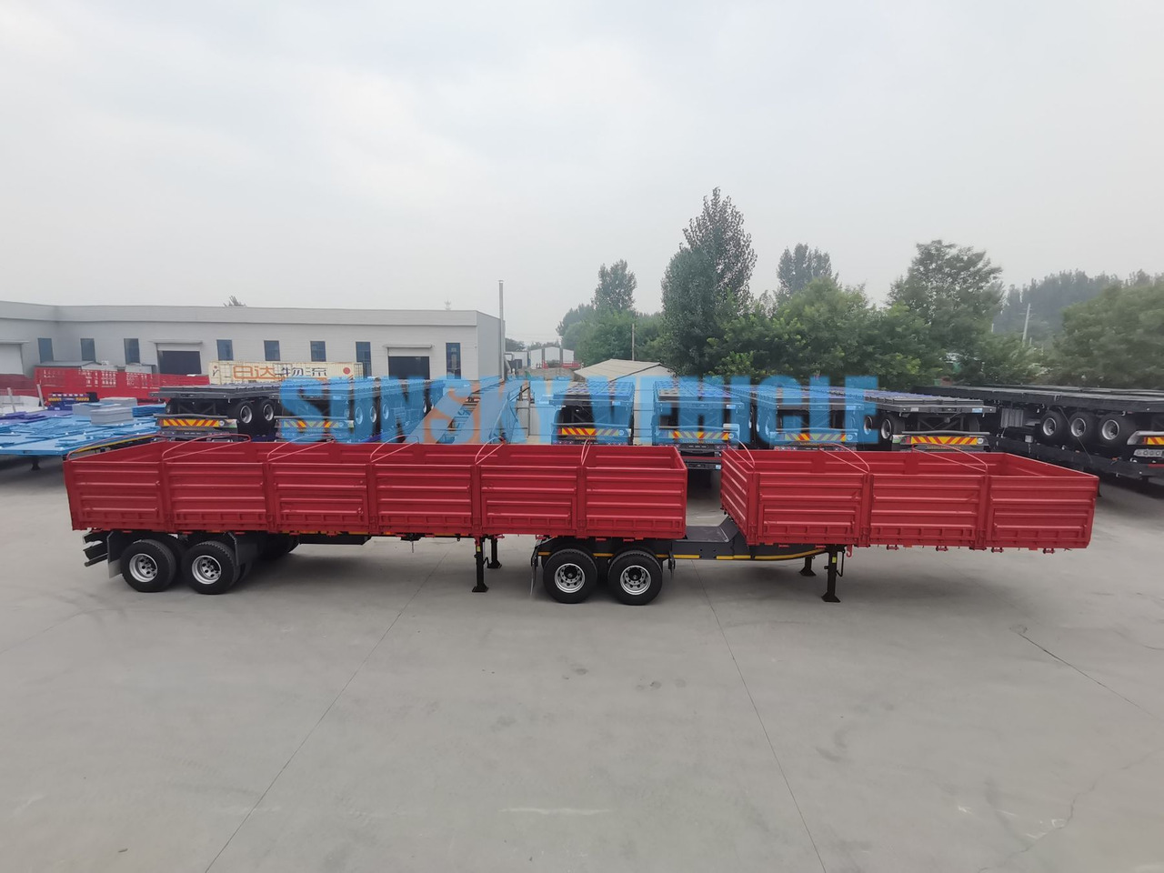 Semirremolque plataforma/ Caja abierta para transporte de alimentos nuevo SUNSKY Interlink Semi Trailer: foto 7