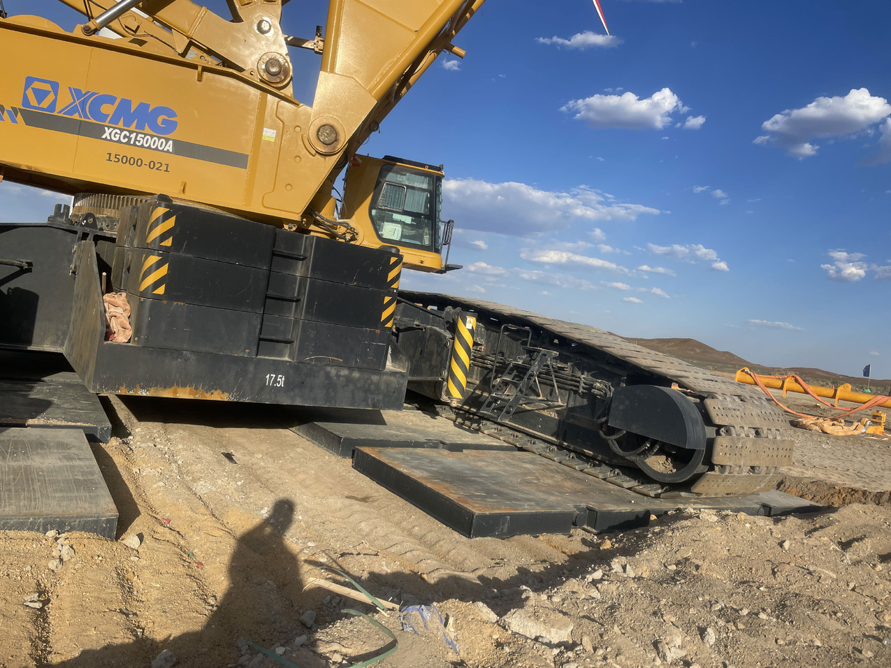 XCMG Official Heavy Duty Used Hydraulic Crane 1000 Ton XGC15000A Lattice Boom Tracked Crane Price - Grúa sobre orugas: foto 5 XCMG Official Heavy Duty Used Hydraulic Crane 1000 Ton XGC15000A Lattice Boom Tracked Crane Price - Grúa sobre orugas: foto 5