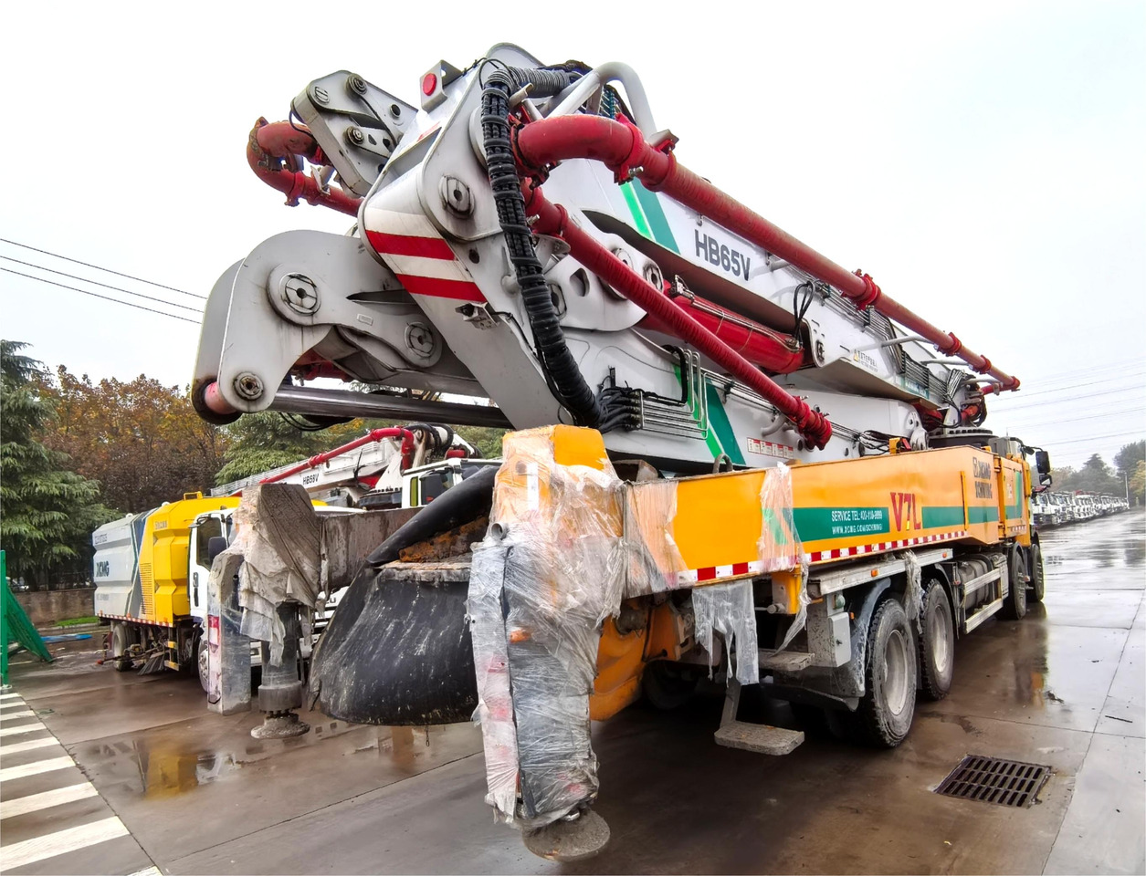 XCMG Official Second Hand Concrete Pump Machine HB65V 65m Concrete Boom Pump Truck Price List - Bomba de hormigón: foto 4 XCMG Official Second Hand Concrete Pump Machine HB65V 65m Concrete Boom Pump Truck Price List - Bomba de hormigón: foto 4