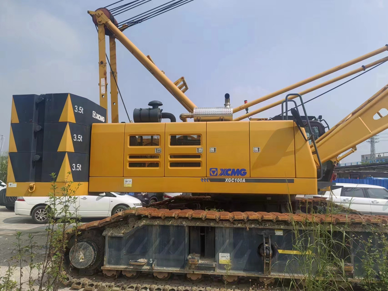 XCMG Official Used 100 Ton Mobile Crane XGC100A Hydraulic Lattice Boom Crawler Crane For Sale - Grúa sobre orugas: foto 2 XCMG Official Used 100 Ton Mobile Crane XGC100A Hydraulic Lattice Boom Crawler Crane For Sale - Grúa sobre orugas: foto 2