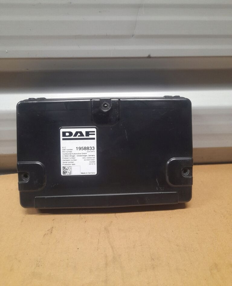 DAF ELC XF 106 1958833 - Unidad de control para Camión: foto 1 DAF ELC XF 106 1958833 - Unidad de control para Camión: foto 1