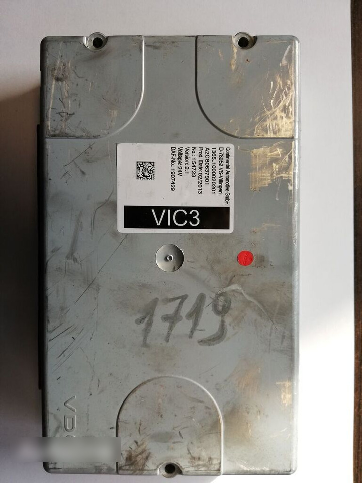 DAF EURO 6 VIC 3 2.1907429, 230520 DAF XF 106 truck - Unidad de control para Camión: foto 5 DAF EURO 6 VIC 3 2.1907429, 230520 DAF XF 106 truck - Unidad de control para Camión: foto 5