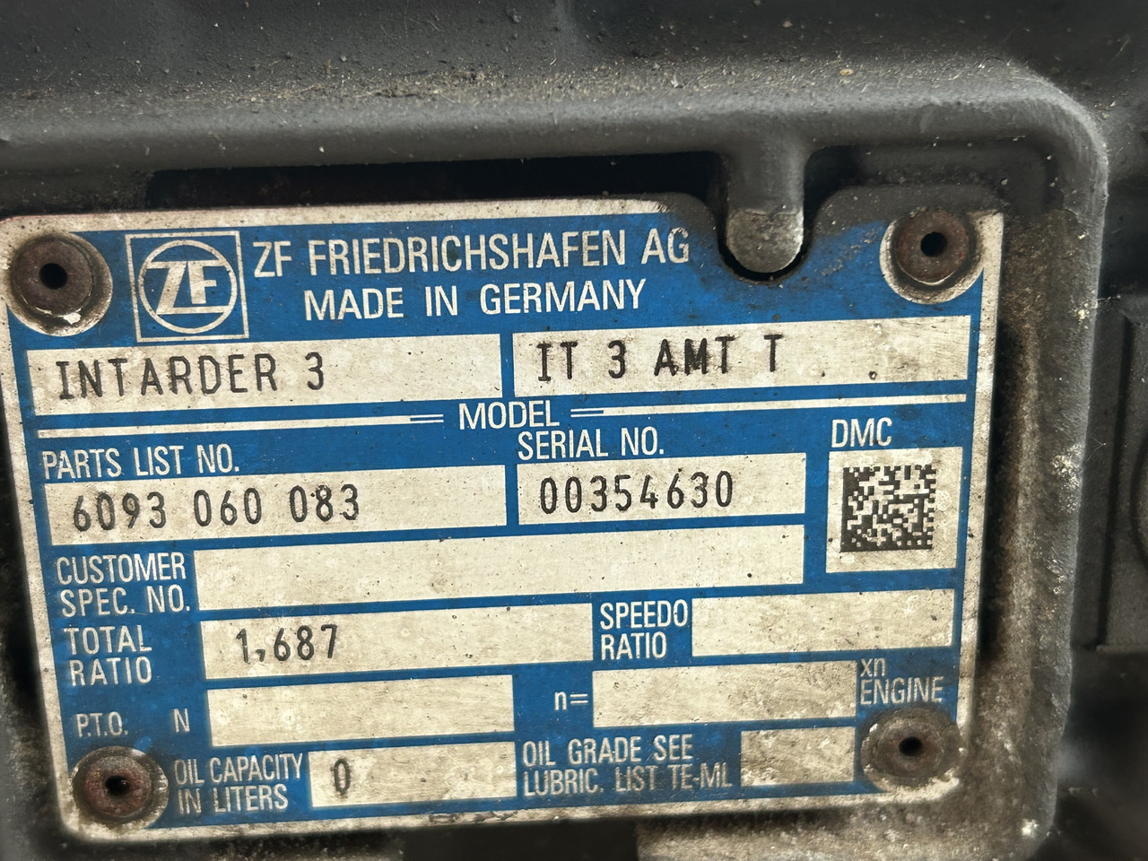 DAF XF 106 12AS2131 TD 2011072 DAF XF 106 truck - Caja de cambios para Camión: foto 5 DAF XF 106 12AS2131 TD 2011072 DAF XF 106 truck - Caja de cambios para Camión: foto 5