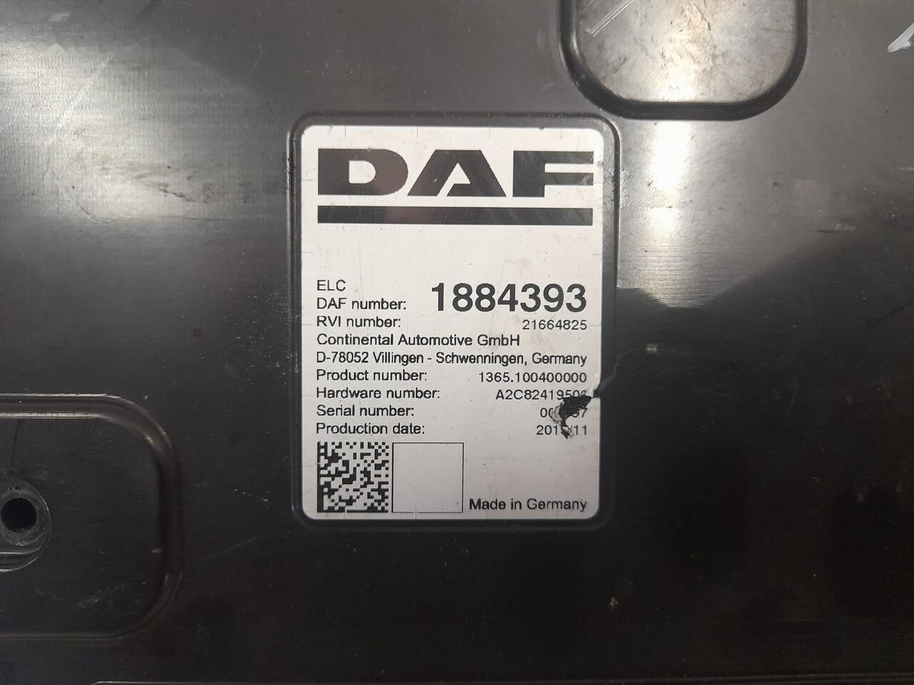 DAF XF 106 ELC DAF XF 106 truck - Unidad de control para Camión: foto 2 DAF XF 106 ELC DAF XF 106 truck - Unidad de control para Camión: foto 2