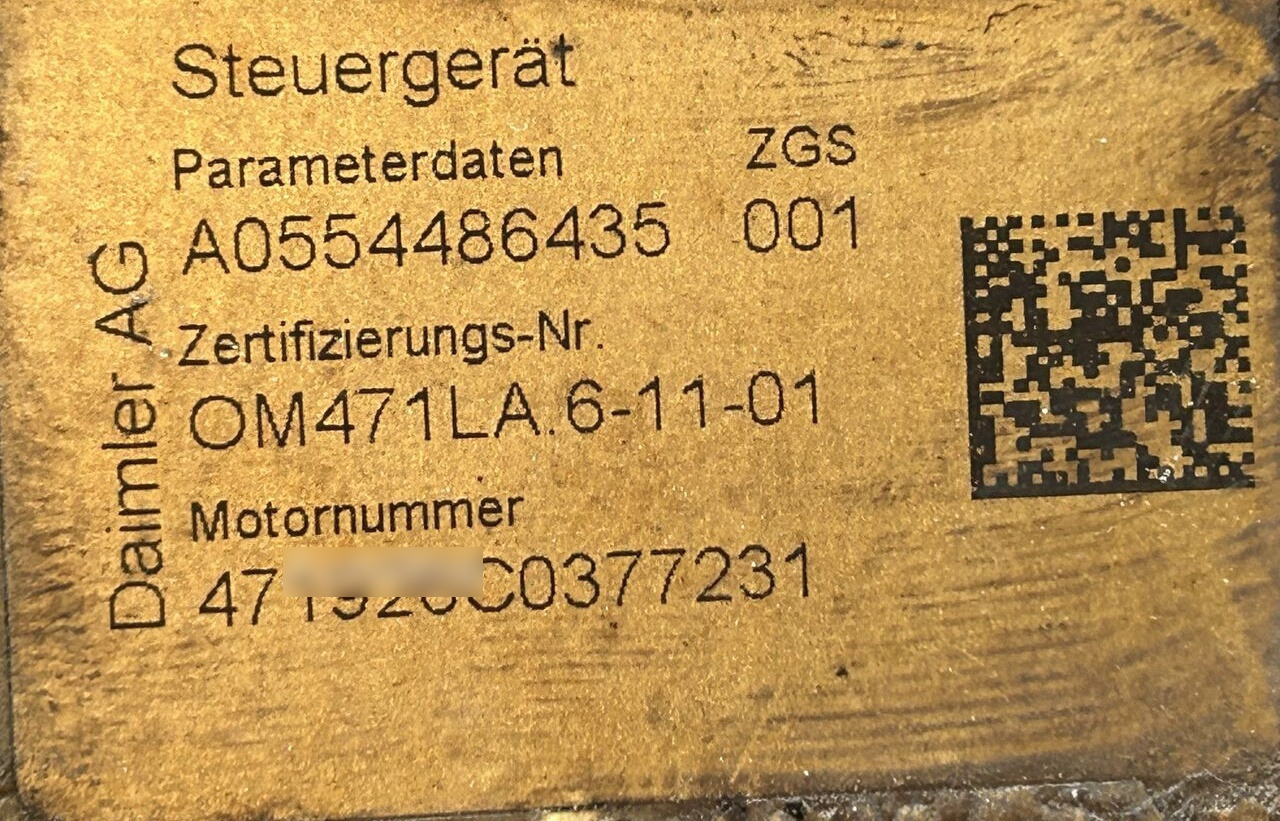 Mercedes-Benz MCM 2.1 A0014466235 Mercedes-Benz ACTROS MP4 truck - Unidad de control para Camión: foto 2 Mercedes-Benz MCM 2.1 A0014466235 Mercedes-Benz ACTROS MP4 truck - Unidad de control para Camión: foto 2