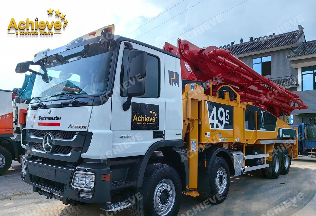 PUTZMEISTER Mercedes-Benz 4141 Putzmeister 49.5M 【ACHIEVE】TOP CONDITION!!! - Bomba de hormigón: foto 2 PUTZMEISTER Mercedes-Benz 4141 Putzmeister 49.5M 【ACHIEVE】TOP CONDITION!!! - Bomba de hormigón: foto 2