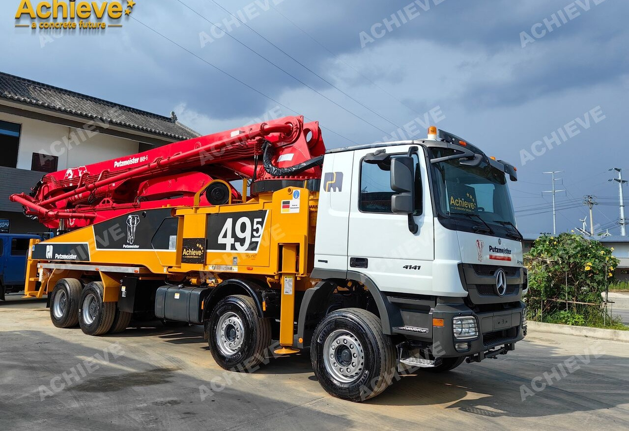 PUTZMEISTER Mercedes-Benz 4141 Putzmeister 49.5M 【ACHIEVE】TOP CONDITION!!! - Bomba de hormigón: foto 1 PUTZMEISTER Mercedes-Benz 4141 Putzmeister 49.5M 【ACHIEVE】TOP CONDITION!!! - Bomba de hormigón: foto 1