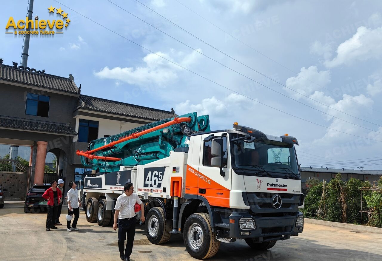 Bomba de hormigón Putzmeister Compact Truck-Mounted Concrete Pump M46-5 【ACHIEVE】TOP CONDITION!!!: foto 7