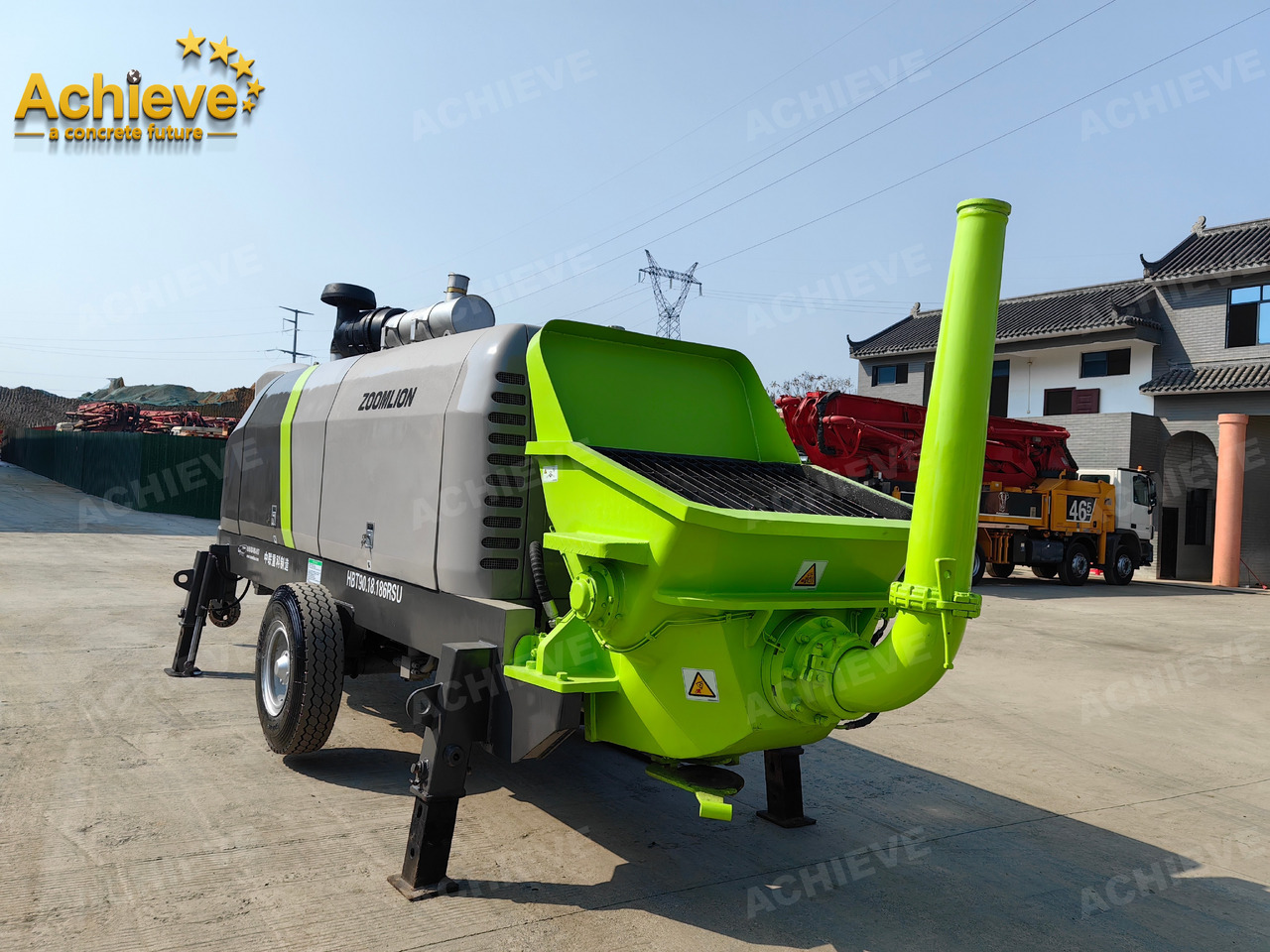 Zoomlion 2022 Zoomlion HBT 90.18.186RSU hydraulic Concrete Trailer Pump in China【ACHIEVE】TOP CONDITION!!! - Bomba de hormigon estacionaria: foto 5 Zoomlion 2022 Zoomlion HBT 90.18.186RSU hydraulic Concrete Trailer Pump in China【ACHIEVE】TOP CONDITION!!! - Bomba de hormigon estacionaria: foto 5