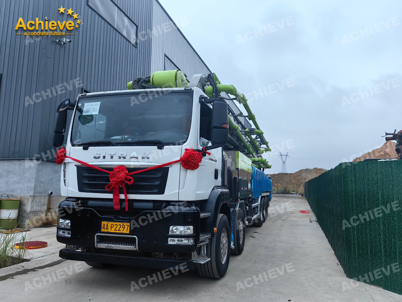 Zoomlion Zoomlion 70M 70X-6RZ Concrete pump truck ACTROS 4141 【ACHIEVE】TOP CONDITION!!! - Bomba de hormigón: foto 4 Zoomlion Zoomlion 70M 70X-6RZ Concrete pump truck ACTROS 4141 【ACHIEVE】TOP CONDITION!!! - Bomba de hormigón: foto 4
