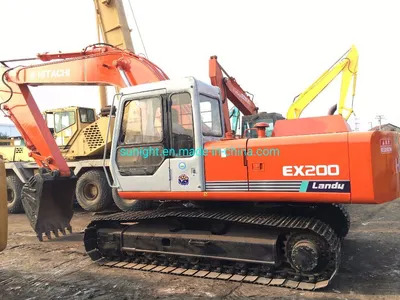 Cheap 20 Ton Excavator Used Hitachi Ex200 Hydraylic Excavator for Sale - Excavadora de cadenas: foto 1 Cheap 20 Ton Excavator Used Hitachi Ex200 Hydraylic Excavator for Sale - Excavadora de cadenas: foto 1