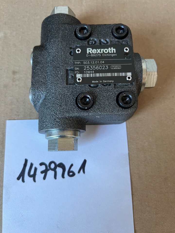 Rexroth Feed Press Valve 1479961 4017561 535-1488 for O&K Terex RH30 RH40 - Piezas de recambio para Maquinaria de construcción: foto 1 Rexroth Feed Press Valve 1479961 4017561 535-1488 for O&K Terex RH30 RH40 - Piezas de recambio para Maquinaria de construcción: foto 1