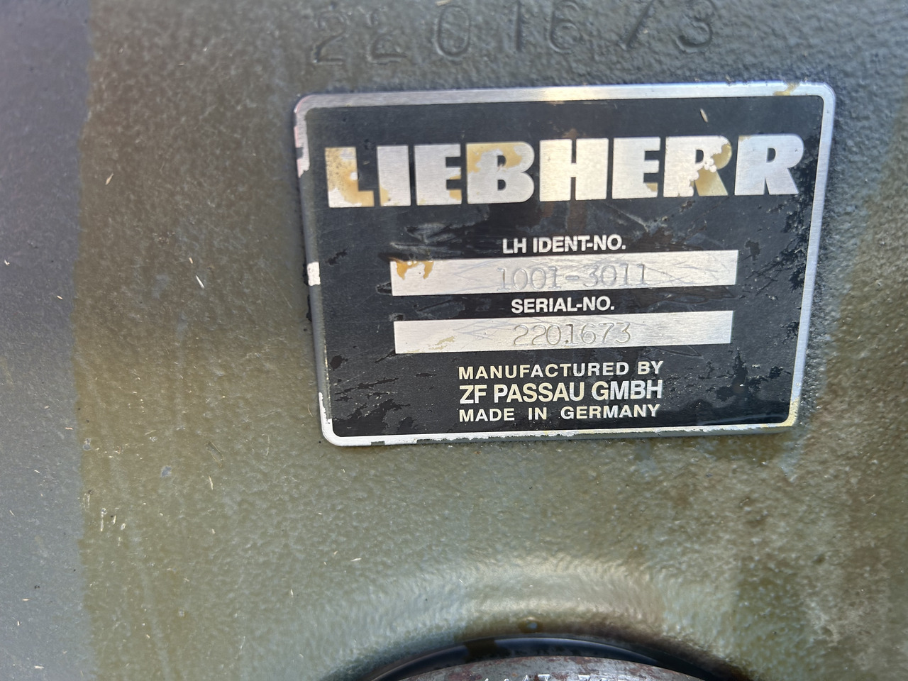 LIEBHERR A314 - Caja de cambios para Excavadora: foto 4 LIEBHERR A314 - Caja de cambios para Excavadora: foto 4