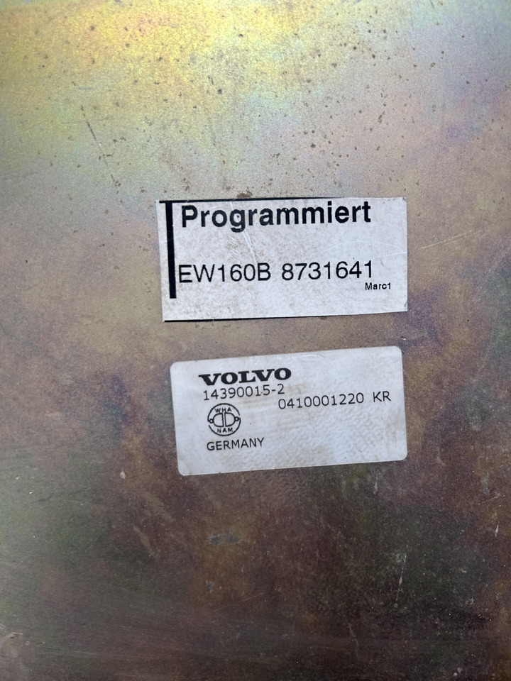 Unidad de control para Excavadora de ruedas Volvo EW160B: foto 6 Unidad de control para Excavadora de ruedas Volvo EW160B: foto 6