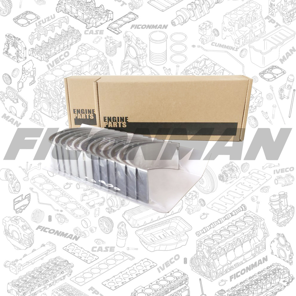 FPT CASE IVECO SFH Cursor9 SET OF CONN ROD BRGS STD 500054903 8094908 - Cojinete de motor para Camión: foto 1 FPT CASE IVECO SFH Cursor9 SET OF CONN ROD BRGS STD 500054903 8094908 - Cojinete de motor para Camión: foto 1