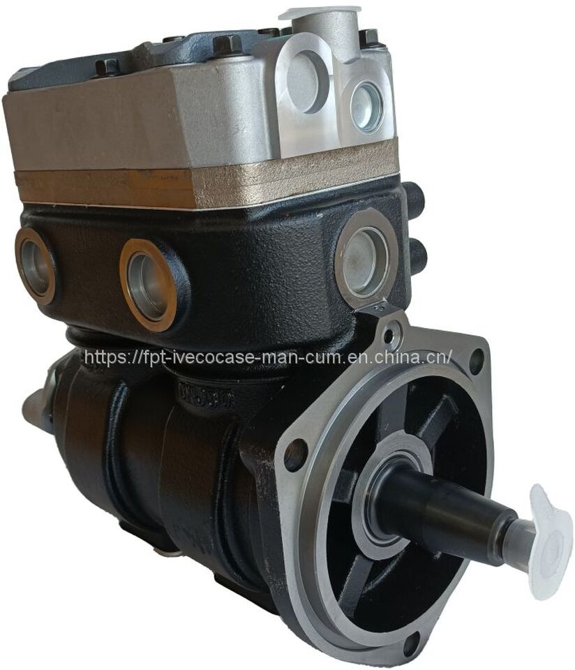 FPT IVECO CASE Cursor9 F2CFE614A*B041/F2CGE614F*V004 5802431166 Double cylinder air pump 504293730/5802497411 - Compresor: foto 5 FPT IVECO CASE Cursor9 F2CFE614A*B041/F2CGE614F*V004 5802431166 Double cylinder air pump 504293730/5802497411 - Compresor: foto 5