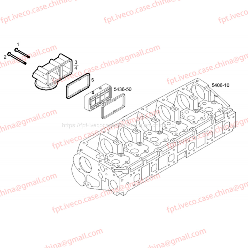 FPT IVECO CASE Cursor9Bus F2CFE612D*J231/F2CFE612A*J098 5802748674 FLAT GASKET ENGINE 504154202 - Junta de motor para Autobús: foto 4 FPT IVECO CASE Cursor9Bus F2CFE612D*J231/F2CFE612A*J098 5802748674 FLAT GASKET ENGINE 504154202 - Junta de motor para Autobús: foto 4