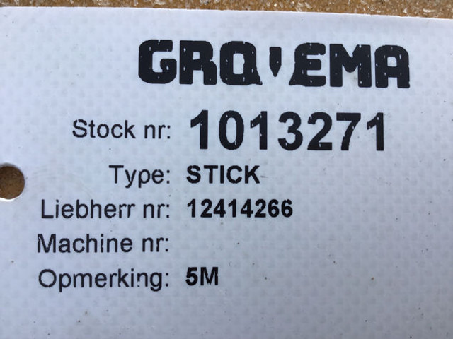 Liebherr Stick 5 M - Implemento: foto 4 Liebherr Stick 5 M - Implemento: foto 4