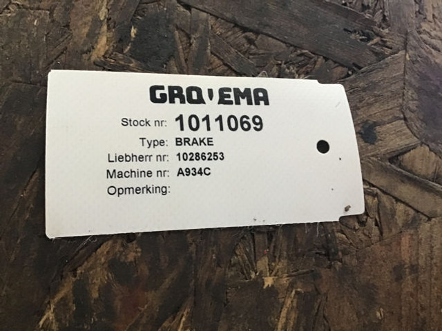 Liebherr Brake - Tambores de freno: foto 4 Liebherr Brake - Tambores de freno: foto 4