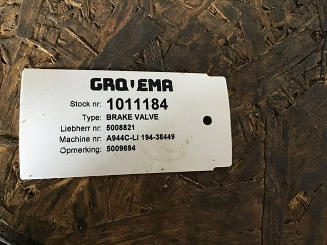 Liebherr Brake Valve - Válvula: foto 5 Liebherr Brake Valve - Válvula: foto 5