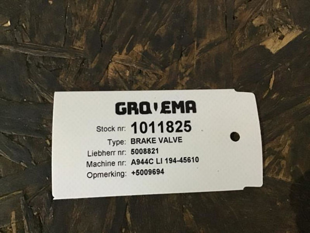 Liebherr Brake Valve - Válvula: foto 3 Liebherr Brake Valve - Válvula: foto 3