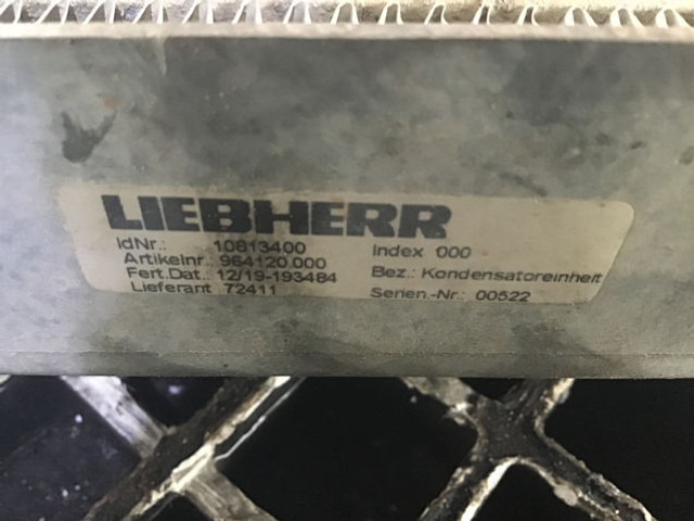 Liebherr Capacitor Unit - Pieza de aire acondicionado: foto 1 Liebherr Capacitor Unit - Pieza de aire acondicionado: foto 1