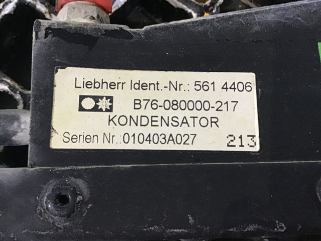 Liebherr Capacitor Unit - Pieza de aire acondicionado: foto 2 Liebherr Capacitor Unit - Pieza de aire acondicionado: foto 2