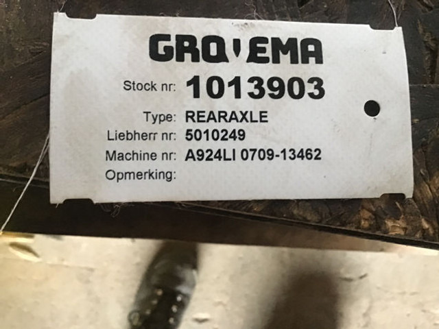 Eje y piezas Liebherr Rear Axle: foto 6