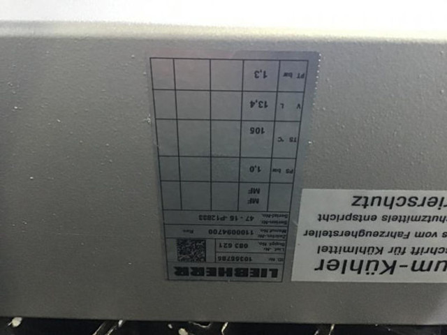 Intercooler nuevo Liebherr Watercooler: foto 11