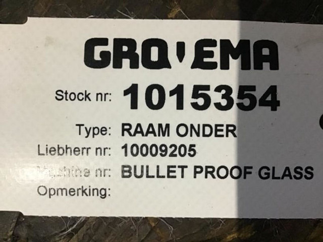 Liebherr Window Bottom - Ventana y piezas: foto 2 Liebherr Window Bottom - Ventana y piezas: foto 2