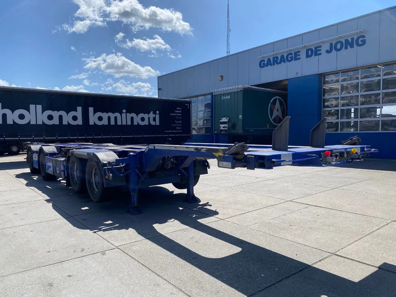 Semirremolque portacontenedore/ Intercambiable Broshuis 2Connect 2AKCC / 4 Axles / 3x Steering Axle / 2x Lift Axle: foto 6