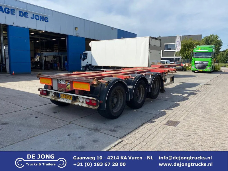 D-Tec FT-43-03V / Flexitrailer / 3x Extendable / SAF / 1x Lift Axle - Semirremolque portacontenedore/ Intercambiable: foto 1 D-Tec FT-43-03V / Flexitrailer / 3x Extendable / SAF / 1x Lift Axle - Semirremolque portacontenedore/ Intercambiable: foto 1