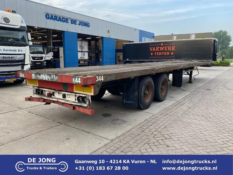 Flandria Plateau Trailer with Twist-Locks / BPW + Drums - Semirremolque plataforma/ Caja abierta: foto 1 Flandria Plateau Trailer with Twist-Locks / BPW + Drums - Semirremolque plataforma/ Caja abierta: foto 1