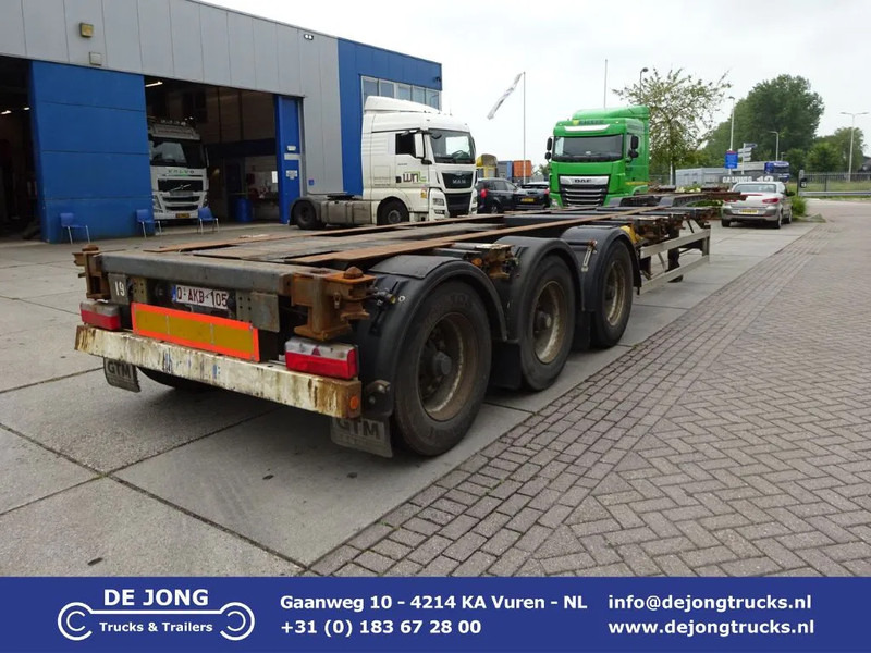 Krone SD 27 / Container Chassis / BPW + Drum / 1x Extendable / 45 FT - Semirremolque portacontenedore/ Intercambiable: foto 1 Krone SD 27 / Container Chassis / BPW + Drum / 1x Extendable / 45 FT - Semirremolque portacontenedore/ Intercambiable: foto 1