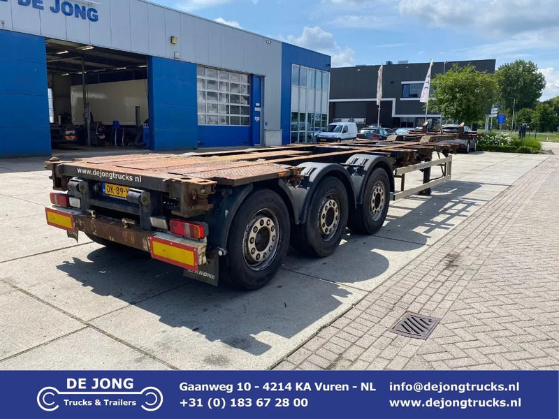 Krone SD Chassis / ADR / 2x Extendable / MB + Disc / 2x Lift Axle - Semirremolque portacontenedore/ Intercambiable: foto 1 Krone SD Chassis / ADR / 2x Extendable / MB + Disc / 2x Lift Axle - Semirremolque portacontenedore/ Intercambiable: foto 1