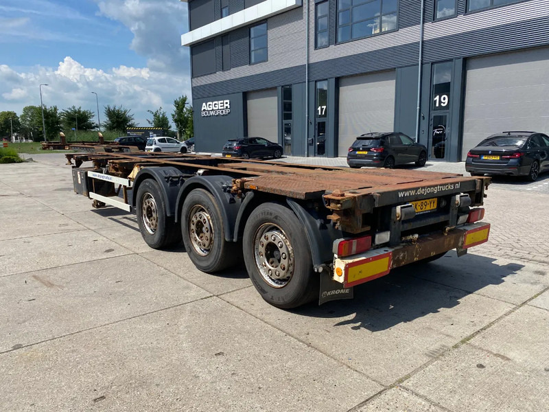 Krone SD Chassis / ADR / 2x Extendable / MB + Disc / 2x Lift Axle - Semirremolque portacontenedore/ Intercambiable: foto 3 Krone SD Chassis / ADR / 2x Extendable / MB + Disc / 2x Lift Axle - Semirremolque portacontenedore/ Intercambiable: foto 3