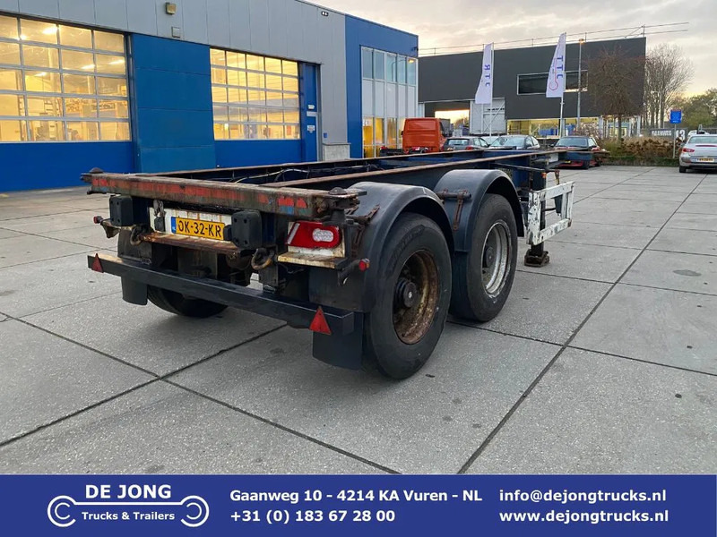 Krone SZF18 / 20 FT Container Chassis / SAF - Semirremolque portacontenedore/ Intercambiable: foto 1 Krone SZF18 / 20 FT Container Chassis / SAF - Semirremolque portacontenedore/ Intercambiable: foto 1