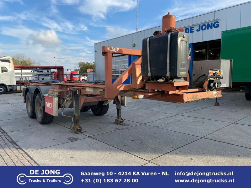 LAG 20 FT Tipping chassis / kiepchassis / Electric Tipping - Semirremolque portacontenedore/ Intercambiable: foto 1 LAG 20 FT Tipping chassis / kiepchassis / Electric Tipping - Semirremolque portacontenedore/ Intercambiable: foto 1