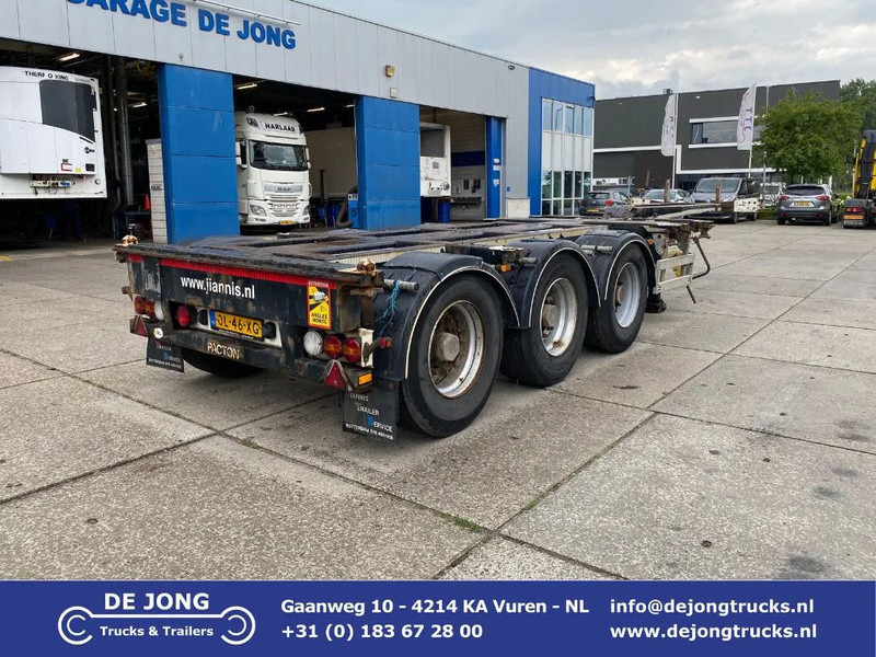 Pacton TXC 343 Multi / 3x Extendable / 1x Lift Axle - Semirremolque portacontenedore/ Intercambiable: foto 1 Pacton TXC 343 Multi / 3x Extendable / 1x Lift Axle - Semirremolque portacontenedore/ Intercambiable: foto 1