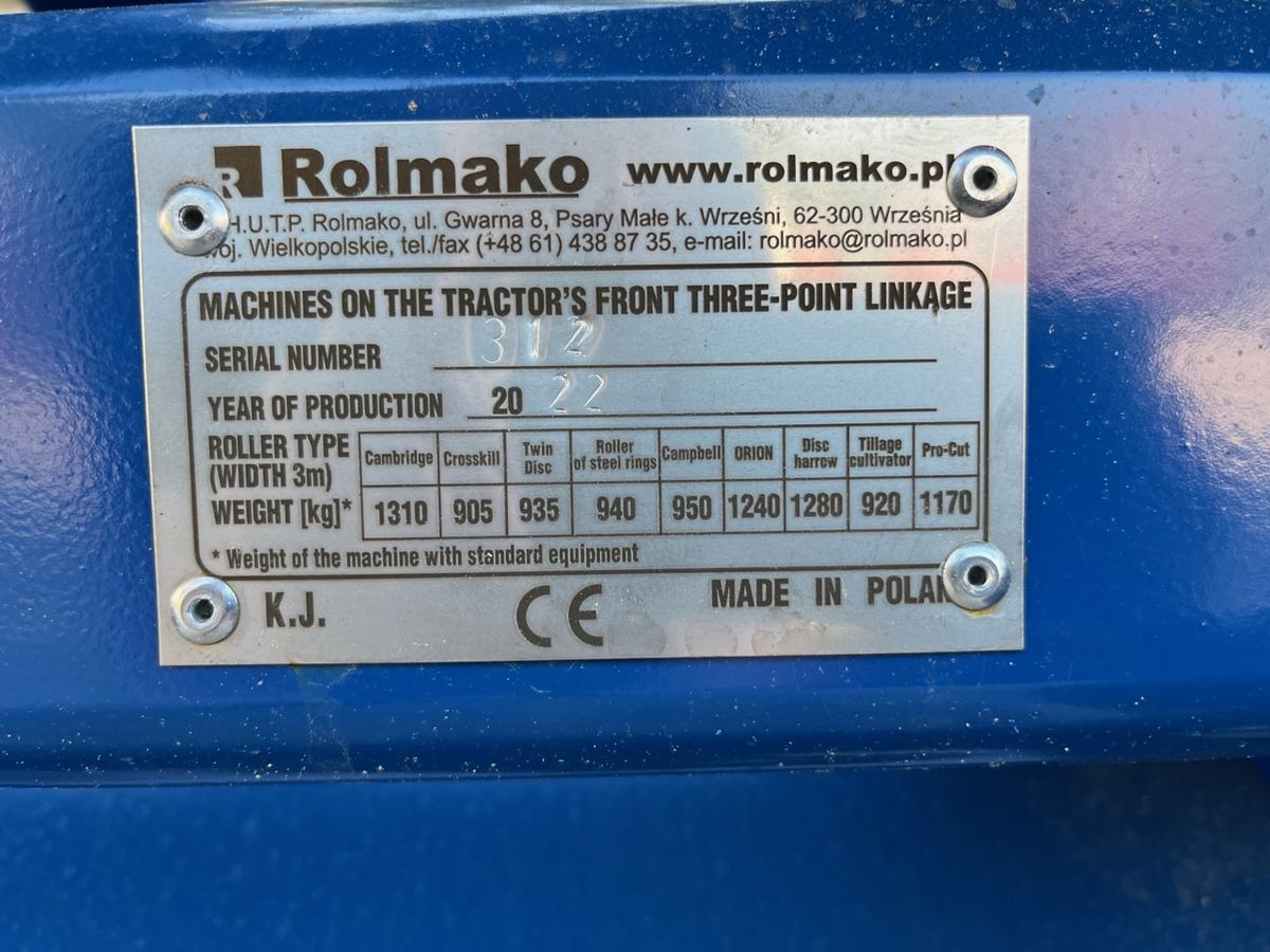 Rolmako Messerwalze - Rodillo agrícola: foto 4 Rolmako Messerwalze - Rodillo agrícola: foto 4