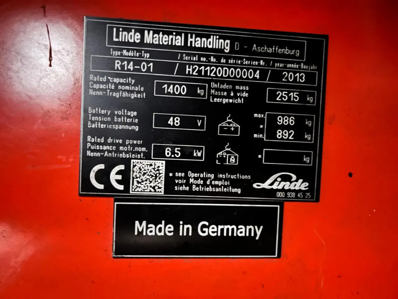 Retráctil Linde R14-01: foto 9